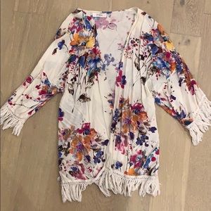 Floral coverup